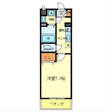 ウエストヒルズⅢの物件間取画像